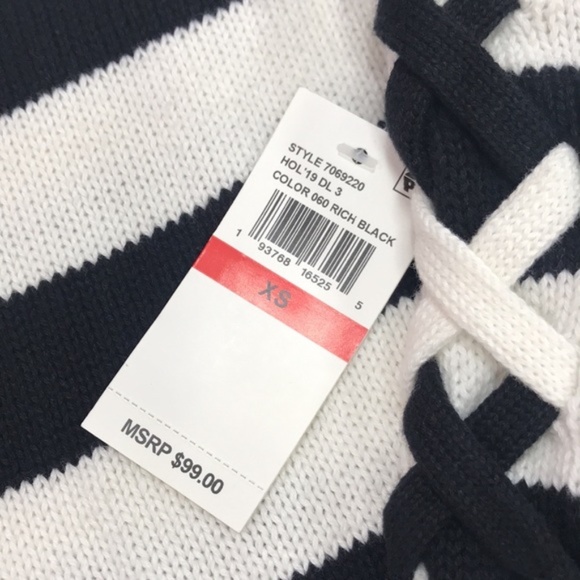 CeCe by Cynthia Steffe Stripe Boat Neck Sweater - Picture 4 of 6